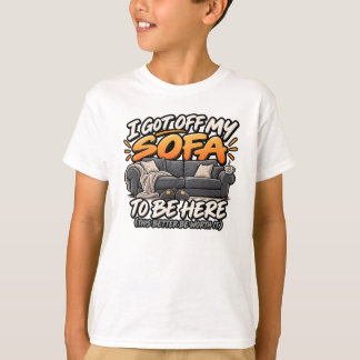 ソファから起き上がってきました Tシャツ