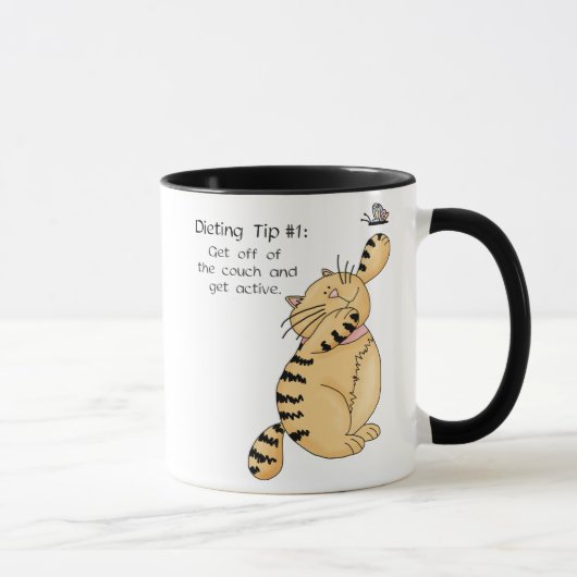 ソファから降りる… - Ringer Mug マグカップ (右)