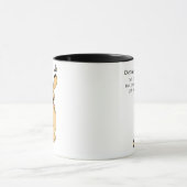 ソファから降りる… - Ringer Mug マグカップ (中央)