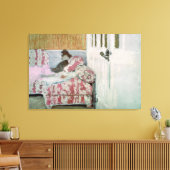 ソファかホワイトルームで キャンバスプリント (インサイチュ (リビング))