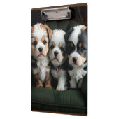 ソファすごいーにかわいい子犬2 クリップボード (左)