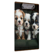 ソファすごいーにかわいい子犬2 クリップボード (右)