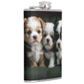 ソファすごいーにかわいい子犬2 フラスク (右)