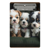 ソファすごいーにかわいい子犬2 ミニクリップボード (正面)