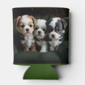 ソファすごいーにかわいい子犬2 缶クーラー (裏面)