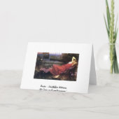 ソファで横たわるAriadne カード (裏面)