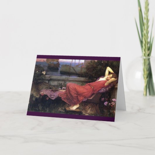 ソファで横たわるAriadne カード (正面)