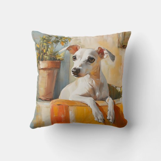 ソファにグレイハウンド クッション (裏面)