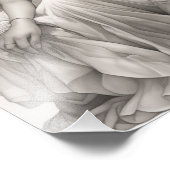 ソファに座ったエキゾチックな少女 フォトプリント            (角)