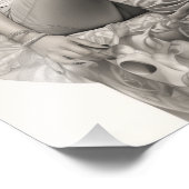 ソファに座ったエキゾチックな少女 フォトプリント            (角)