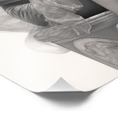 ソファに座ったエキゾチックな少女 フォトプリント            (角)