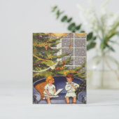 ソファに座る子供たち シーズンポストカード (スタンド正面)