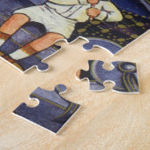 ソファに座る子供たち ジグソーパズル (側面)