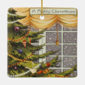 ソファに座る子供たち セラミックオーナメント (裏面)