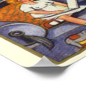 ソファに座る子供たち ポスター (角)