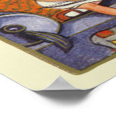 ソファに座る子供たち ポスター (角)