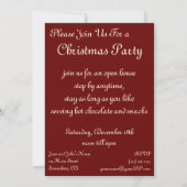 ソファに座る子供たち 招待状 (裏面)