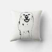 ソファのスマイル クッション (裏面)