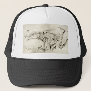ソファの上の子供No. 2 - Whistler - c1890 キャップ