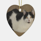 ソファの上の猫 セラミックオーナメント (左)