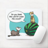 ソファの下でこれを合います考えますか。 マウスパッド (マウス)