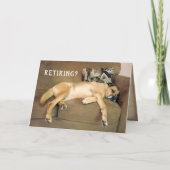 ソファの老猟犬 カード (正面)