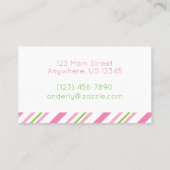 ソファエレガントーのパーソナライズされた名刺を設定 名刺 (裏面)