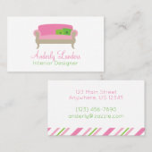 ソファエレガントーのパーソナライズされた名刺を設定 名刺 (正面/裏面)