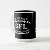 ソファサッカーリーグ ツートーンマグカップ (正面左)