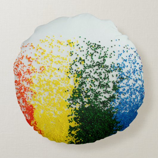 ソファスタイリッシュー用の円枕 ラウンドクッション (裏面)