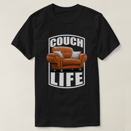 ソファライフ Tシャツ (デザイン正面)