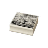 ソファーに寝る猫たち – かわいいヴィンテージの姿 ラバースタンプ (スタンプ)