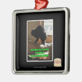 ソファーのバイソン メタルオーナメント (左)