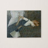 ソファーのマルトLe Tellier Sitting夫人 ジグソーパズル (横)