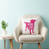 ソファーの枕の犬無し クッション (椅子)