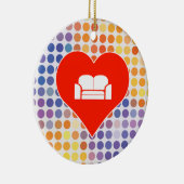 ソファーアイコン セラミックオーナメント (右)