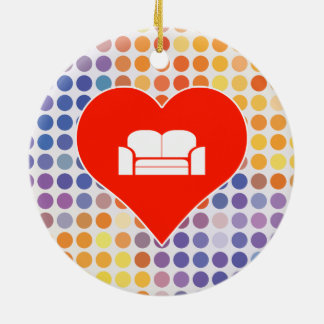 ソファーアイコン セラミックオーナメント