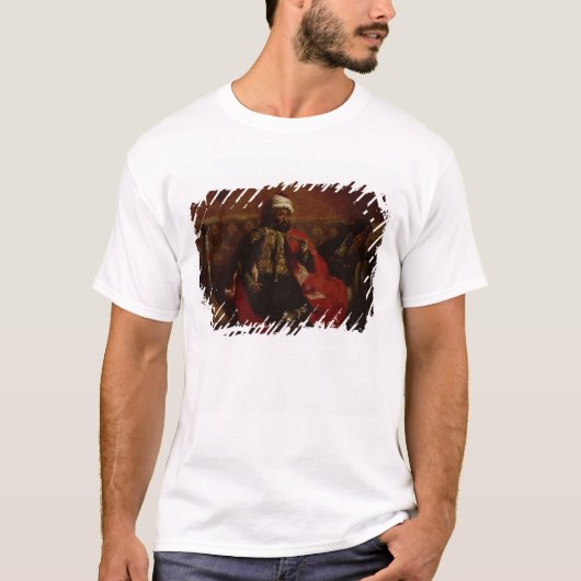 ソファー、c.1825に坐るトルコ人の喫煙 tシャツ (正面)