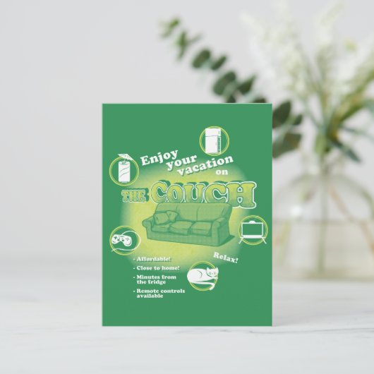 ソファ休暇 ポストカード (スタンド正面)