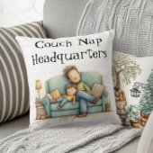 ソファ昼寝本部父の日 クッション