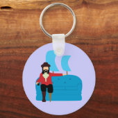 ソファ海賊 キーホルダー (正面)