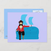 ソファ海賊 ポストカード (正面/裏面)