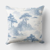 ソファ用の青い装飾用クッション クッション (裏面)