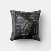 ソファ用グレー及びブラック装飾装飾用クッション クッション (正面)