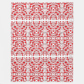 ソファ用ベッドルーム白ブランケット- GentleSoft フリースブランケット (正面)