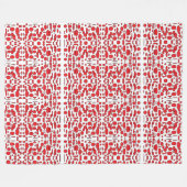 ソファ用ベッドルーム白ブランケット- GentleSoft フリースブランケット (正面(横))