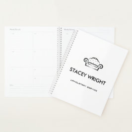 ソファ黒のシルエットの上張り白 プランナー手帳