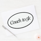 ソファ5k 楕円形シール (封筒)