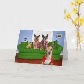 ソファ カード (黄色い花)