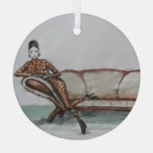 ソファ… ガラスオーナメント (裏面)